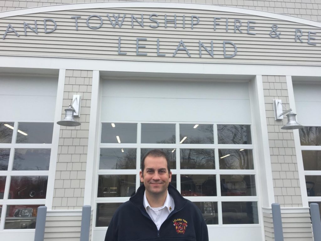 Chief Besson Leland Michigan Fire Department Leland Township Fire